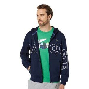 Lacoste Graphic Zip Up Hoodie Jacket